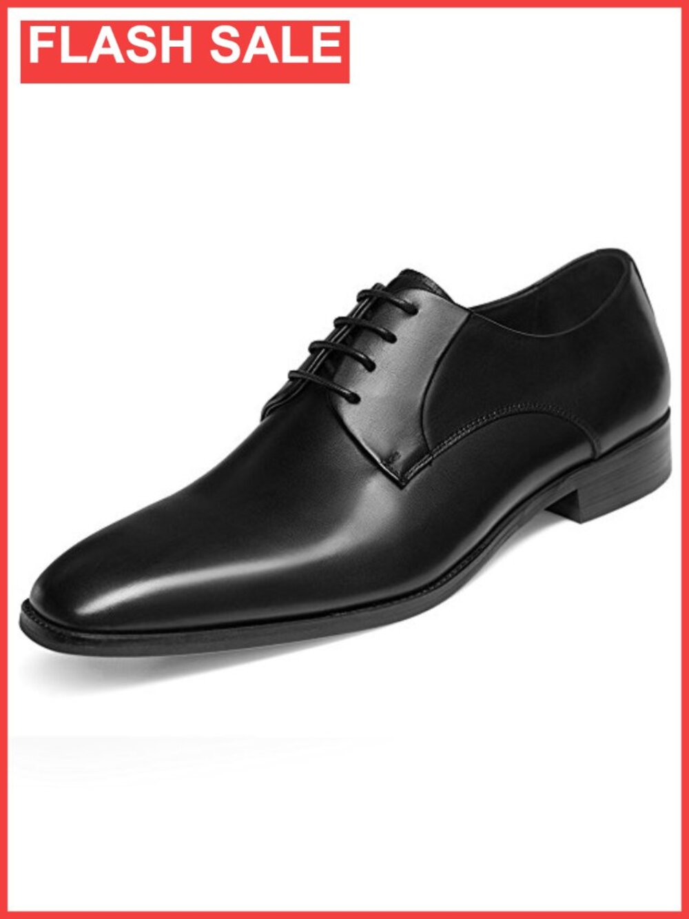 Men's Leather Oxford Dress Shoes Lace-Up Memory Foam Formal